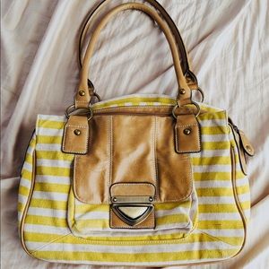 Striped purse